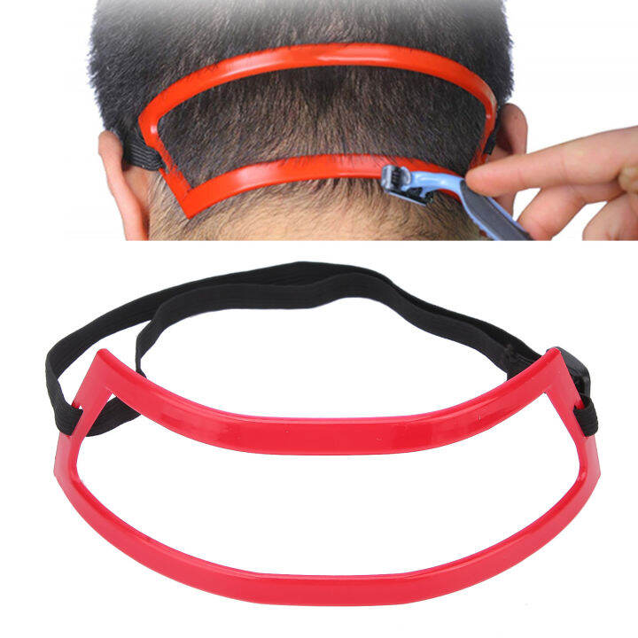 [mimistar] Men Neckline Shaving Template Neck Hair Trimming Styling Red 