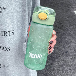 500/600ML Large Capacity Plastic Straw Water Bottles For School Sports Water Bottle BPA Free Portable Leak-proof Drinkware Cup2026