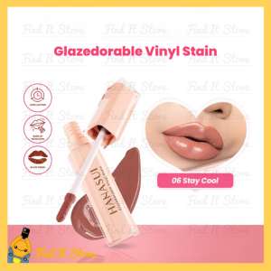 HANASUI Glazedorable Vinyl Stain | Stain Lokal | Lip Stain | Vinyl Like Shine | 6 Shades