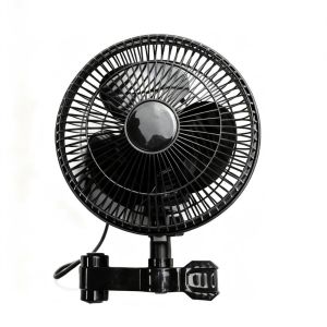 MUSASI Plastic Grow Tent Clip Fan Anti-slip Clip Adjustable Angle Tent Air Blower Portable Black Greenhouses Air Circulator Fan Greenhouse Environments