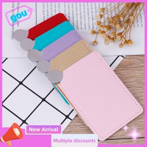 gou Card Pocket Mirror Makeup Portable Travel Stainless Steel Unbreakable