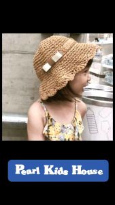 Topi Anak Perempuan Motif Anyam HATO011