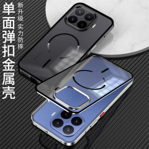 For Xiaomi 17T Pro Case For Aluminium Alloy Metal Frame Matte Transparent Acrylic Cover
