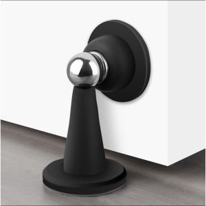 SG [Ready Stock] Silicone Magnetic Door Stopper Heavy Duty Drill-Free Wall Protector Reusable Adhesive Door Catch