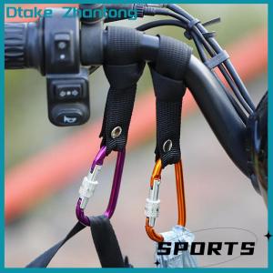 Dtake 1 2PCS Electric Scooter Front Hook Aluminum Alloy Handlebar Hook For Bicycle Baby Stroller D-hook Hanger Motorcycle Hook