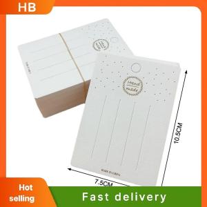 HB 50PCS White cute hairpin card Trinket packaging hair display Cardboard Hair Clip