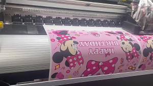 Ready stock sa local warehouseSanrio backdrop fabric kt Cat birthday party decoration supplies and scene setup props Photography background banner backdrop fabric