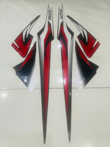 Bộ tem decal dán xe máy Honda Airblade đời 2013 Air blade 2013 màu đỏ đen dán xe đen zin thái siêu đẹp