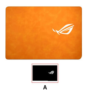 Crazy Horse PU Leather Sticker Skin for  ROG Strix G15 G513QE/Flow X13 GV301/Zephyrus G14 GA401 GA402 / M16 GU603/ UX393