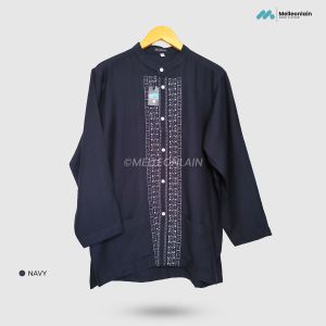 Baju Kemeja Koko Taqwa Kemko Bordir Melleonlain Premium Kurta Kekinian