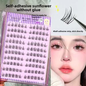 【SG SELLER】10 Rows Of Glue-Free Eyelashes Come With Tweezers Reusable Cluster Eyelashes