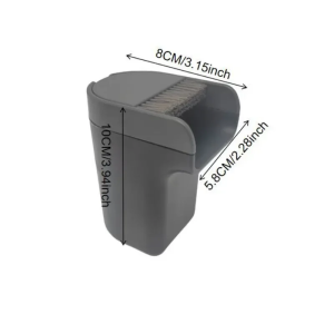 DUKEEN 1 Pack Multifunctional Desktop Storage Tube Mini Trash Can Plastic Storage Box for Office Home Desk Accessories Simple Design