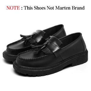 Dr.Martens Loafers For Men and Women Slip On Genuine Leather Loafers Mens Black Leather Shoes Business Formal Shoes