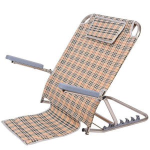 พนักพิงผู้ป่วย พนักพิงหลัง พับได้ พนักพิงหลั ไม่ขึ้นสนิม สีไม่ลอก มีที่พักแขนปรับได้6ระดับ ที่พิงหลัง บนเตียง ผู้สูงอายุเก้าอี้เบาะปรับเบาะพนักพิง เตียงนอนลำลองพับซ้อนบนเตียง พนักพิงเก้าอี้ 60 ซม. ปรับได้ 7 ระดับ เกาอี้พนักพิงปรับได้