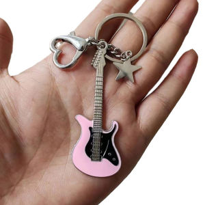 Pharaoh🎀Gantungan Kunci Bintang Gitar Listrik Gantungan Kunci Gaya Retro Milenium Aksesoris Ransel COD