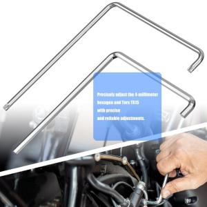 2Pcs 4mm Curved Inside Hexagonal Wrench Window Fittings Adjustment Tool Heavy Duty Steel Window Adjuster Enduring