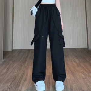 【Key-girl】CARGO PANTS JUMBO celana cargo wanita american kolut highwaist kekinian celana cargo longgar korean style outfit wanita Kekinian