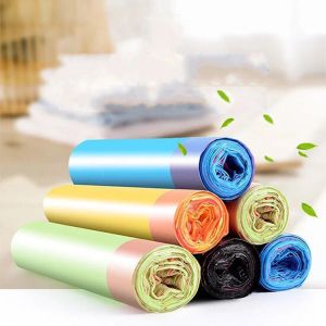 Drawstring Garbage Bag Household Large Portable Automatic Closing Thickened Bags for Kitchen