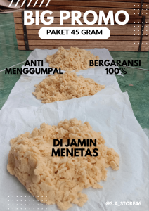 Telur magot bsf paket 45 gram/ Bergaransi 100%/Telur maggot bsf anti menggumpal