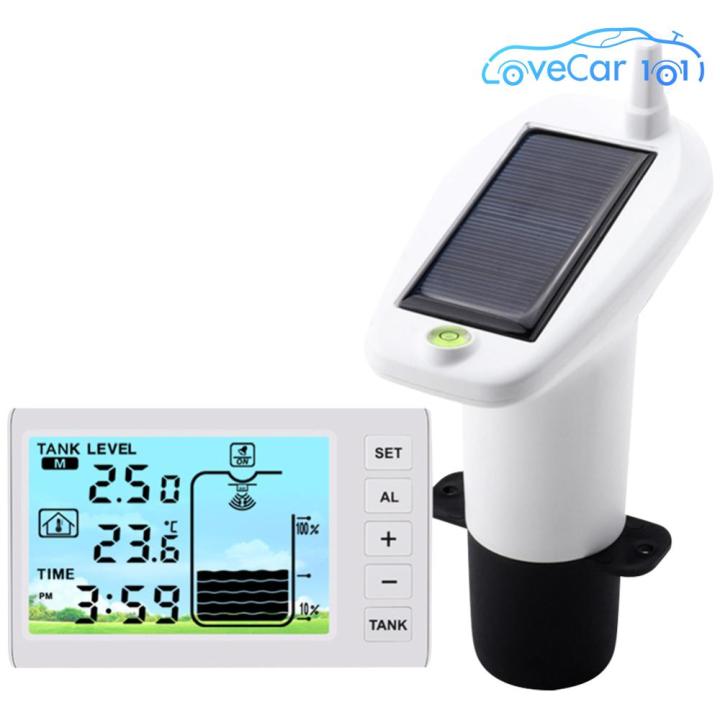 Ultrasonic Water Tank Liquid Depth Level Meter with Temperature Sensor ...