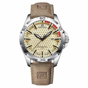 JAM TANGAN NAVIFORCE ORIGINAL - NAVIFORCE 8023 - MEN LA - KULIT - Coklat - Jamdunia / Jam dunia JD18 # JAM TANGAN NAVIFORCE PRIA JAM NAVIFORCE PRIA + JAM NAVIFORCE 8023 SS2 NAVYFORCE ORIGINAL 8023 S003