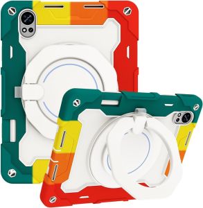 Rotating Heavy Duty Back Hard Case for Huawei MatePad 12X 12 X Air 12 Inch 2024 Case with Shoulder Strap & Pencil Holder