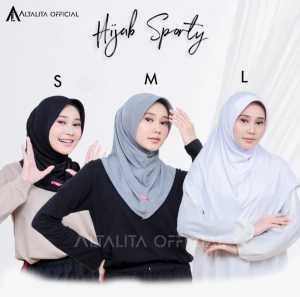 Hijab Bergo Daily Instan / Bergo Jersey / Jilbab Sport / Hijab Instan Tutup Dada / Jilbab Sekolah / Kualitas Butik