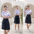 กระโปรงนักเรียนทรงแคบ กระโปรงนักเรียนมอต้น-ปลาย ความยาว 22-24-26 เอว 23 - 34 นิ้ว. 