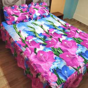 ANEKA BEDSHEET - Sprei Rumbai bantal model a8 size 180x200 bahan Disperse 3D 110 GSM