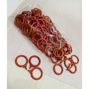 Bịch 100 Cái Vòng Nhựa Cao Cấp - Phụ Kiện Treo Rèm Cửa