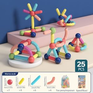Magnetic Building Blocks Childrens Educational Toys 3D Magnetic Magnet Toys Boys Gift DIY Toys