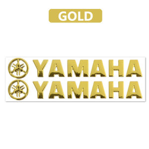 Dapat 2Pcs Stiker Logo Emblem Yamaha 3D Timbul Untuk Motor Yamaha  Emblem Motor Hologram Emblem