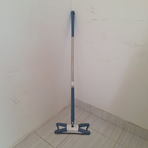 Mop Peras Otomatis Super Standing dengan Kain Microfiber Ultra White - Alat Pel Lantai Tanpa Tangan