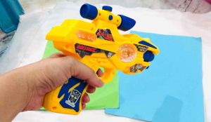 ปืนทรานสฟอร์เมอร์ มีเสียง มีไฟ ปืนของเล่น