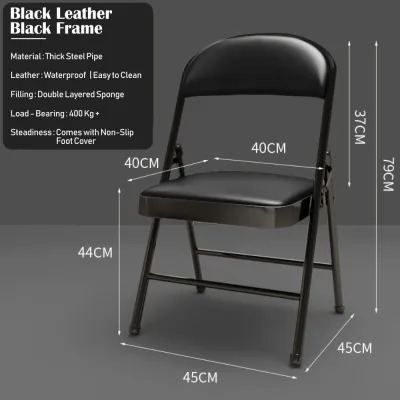 🇸🇬 🔥 Koala Home Folding Chair Waterproof Seat Designer Dining Chair Conference Chair Foldable fold Office chair