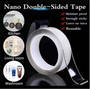 🇸🇬Ready Stock🇸🇬 Nano Tape Double-Sided 2mm Thickness Traceless Strong Adhesive 1/3/5m