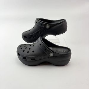 Crocs Cloud-style thick-soled clogs celebrity mid-heel closed-toe clogs womens casual non-slip breathable beach slippers
