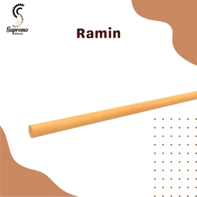 36mm Diameter x 1 metre Rod | Solid Timber Wood Plank Wooden Strips | Nyatoh Pine Beech Ramin Ash Cherry Oak Maple Teak for DIY