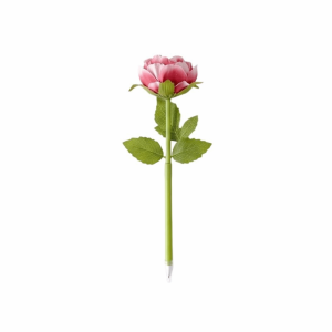 MANKA Simulation Peony Artificial Flowers Ballpoint Pen Fake Rose Writing Smoothly Signature Pen Kawaii  Ornament Neutral Gel Pens Teachers Day Gift