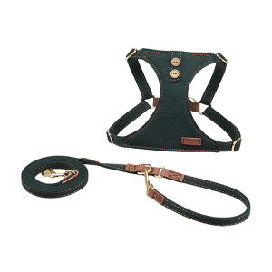 PuppyTie Fashion Dog Harness And Leash Set No-Pull Easy Control Pet Harness Adjustbale Designer Lead Rope Durable For Small Medium Dogs