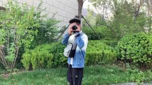 SSuitable for Photography Bag Single-Shoulder Mirrorless Single Reflex Camera Camera Bag Canon Crossbody Mens and Womens Triangle Nikon Lightweight CompactL728