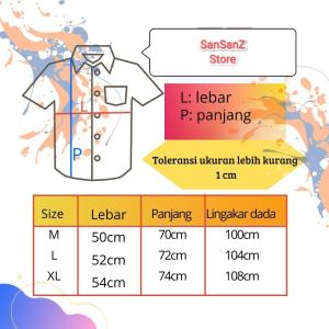 bisa COD - kemeja pria lengan pendek polos list garis bahan katun ukuran size standar M L XL distro terbaru kasual formal murah - sansanstore