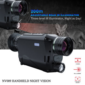 PARD NV009 Digital Night Vision Handheld Monocular CMOS Image Sensor 200m Laser 35mm Lens IR Illuminator 1024*768 For Hunting