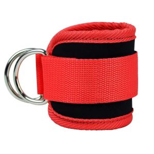 SJJL Vòng D kép Dây đai cổ chân tập gym Dây đeo có thể điều chỉnh Đệm Neoprene Dây đai cổ chân có thể điều chỉnh An toàn Khóa an toàn Dây tập luyện chân Tập luyện tại phòng gym