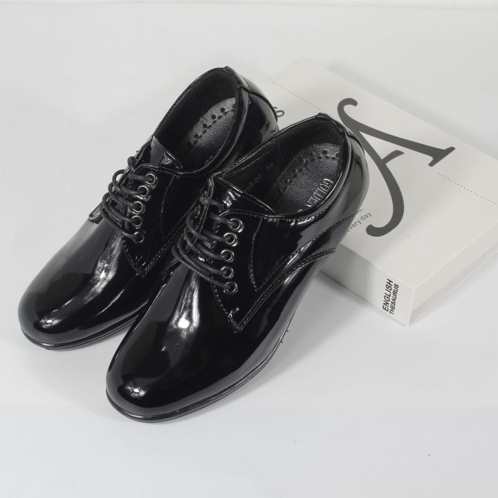 Golden Crown Police Guard Security Low Cut High Quality Black