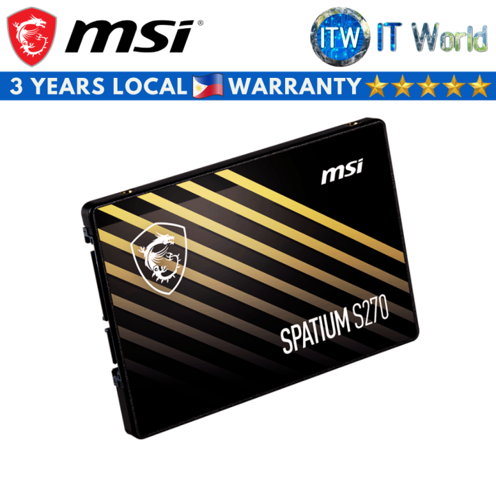 SPATIUM S270 SATA 2.5'' 480GB MSI 内蔵SSD SATA 2.5インチ MSI