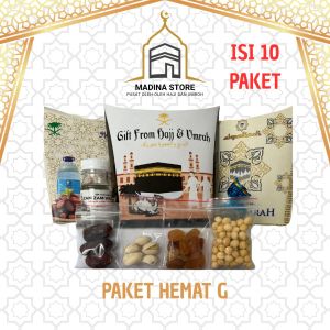 Oleh-oleh Haji dan Umroh Paket Hemat G 10 Dus isi Air Zamzam