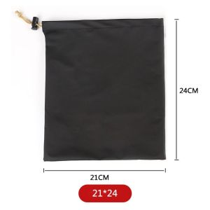 TZD62 PU Leather Phone Storage bag with Draw String Large Capacity Headphone Case Pouch Kawaii Dustproof Power Bank Case Mobile Phone Carry