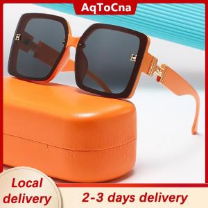 [COD] AqToCna Ship within 24 hours Anti-ultraviolet Square Womens Sunglasses Fashion Large Frame Driving Glasses UV400 Eyewears