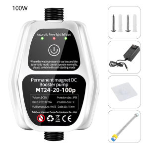 Booster Pump 24V 150W Automatic Silent Solar Water Heater Small Booster Pump Water Heater Bathroom Tap Pressurize Water Pump